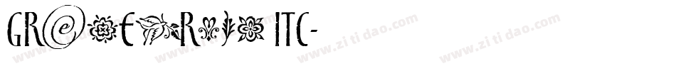 Grapefruit ITC字体转换